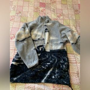 Fuzzy Lighthouse Sweater